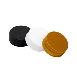 Tapa estandar de plástico estriada